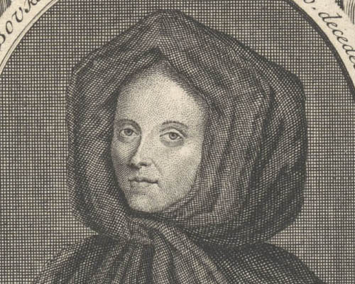 Etching of Antoinette de Bourignon