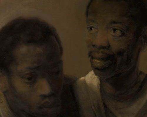 Rembrandt's painting 'Two African Men’